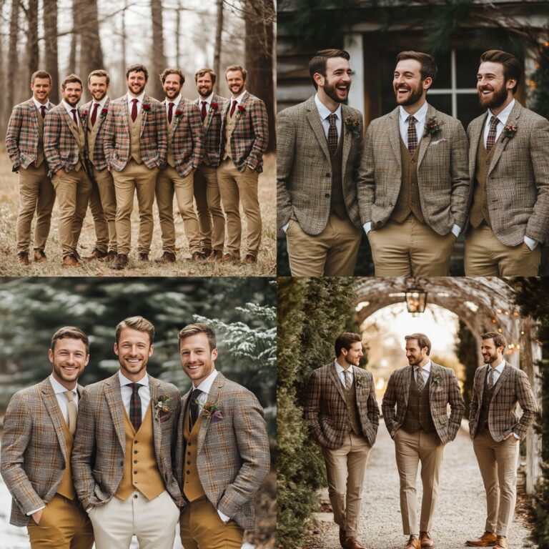 Christmas Wedding Groomsmen Attire Ideas: Festive Tips for a Stylish ...