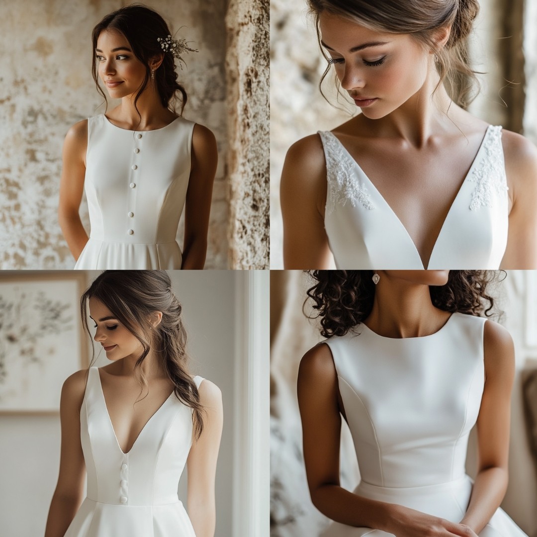 Minimalist Wedding Dress Ideas: Elevate Your Simple Style - Yeah Weddings