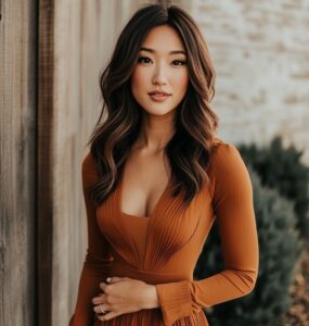 Thanksgiving wedding guest outfits showcasing elegance and comfort, highlighting styles like dresses, jumpsuits, and sweaters for seasonal celebrations.