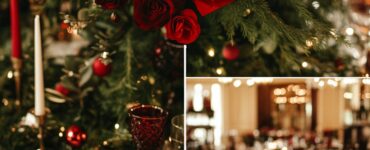 A vintage Christmas wedding combining antique elements, festive décor, and classic details, creating a timeless celebration filled with love, warmth, and holiday magic.