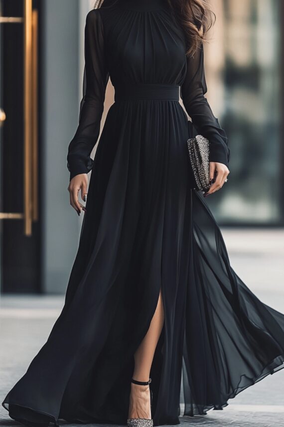 Elegant Black Winter Wedding Guest Dresses: Style Tips & Ideas - Yeah ...