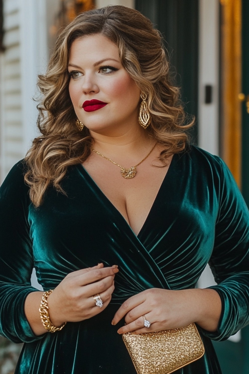Stunning Plus-Size Winter Wedding Guest Dresses: Style Tips- Yeah Weddings
