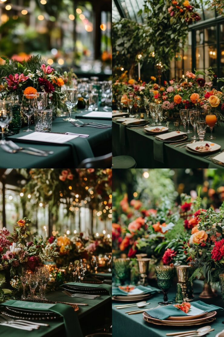 Dark Green Wedding Colors: Chic and Timeless Inspirations Yeah Weddings