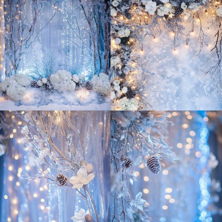 Stunning January Wedding Backdrop Ideas: Create a Winter Wonderland ...