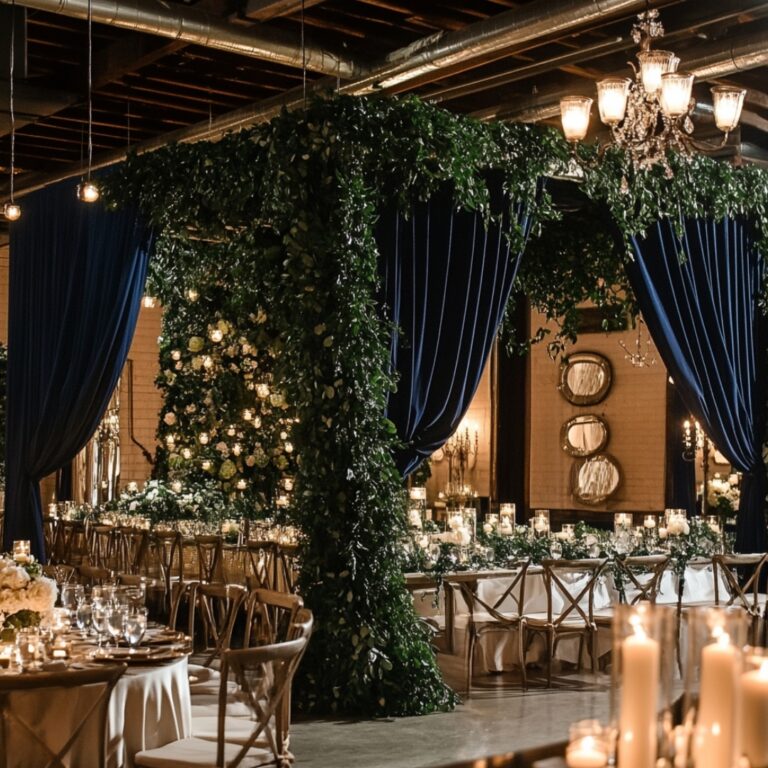 Green and Navy Blue Winter Wedding Colors: Elegant Tips to Inspire