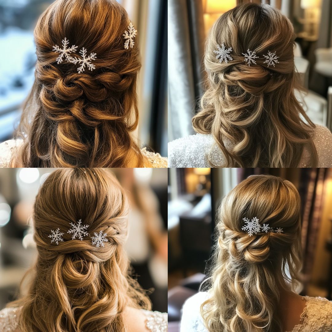 Elegant Winter Wedding Hairstyle Ideas: Get Inspired - Yeah Weddings