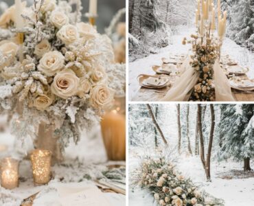 Enchanting January winter wedding inspiration with snow-covered landscapes, cozy details, and elegant seasonal decor ideas for a romantic and memorable celebration.