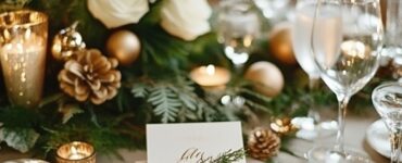 Elegant New Year's wedding table settings with metallic, rustic, and winter-inspired designs to create a festive, memorable celebration.