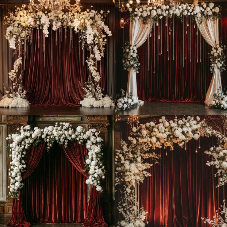 Stunning January Wedding Backdrop Ideas: Create a Winter Wonderland ...