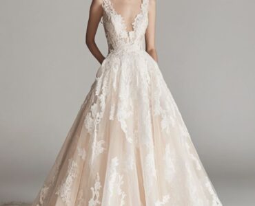 A collection of stunning February wedding dresses featuring a mix of romantic, glamorous, and elegant styles. Each gown is designed to reflect the winter season’s charm while embracing the bride’s unique style for her big day.