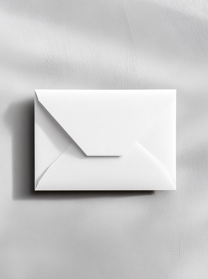 A minimalist, elegant wedding invitation design, printed affordably or sent digitally, offering a stylish and budget-conscious option for inviting guests.