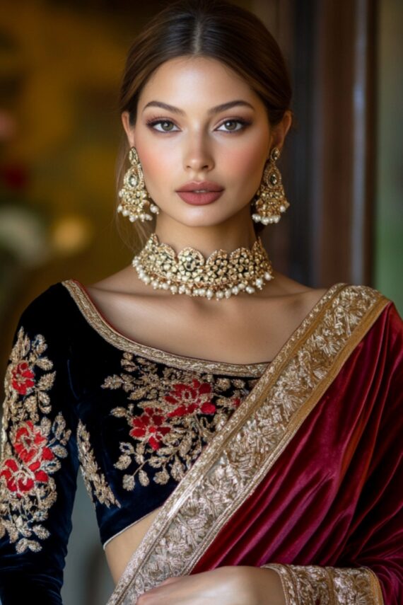 Designer Heavy Bridal Wedding Blouse main image 0