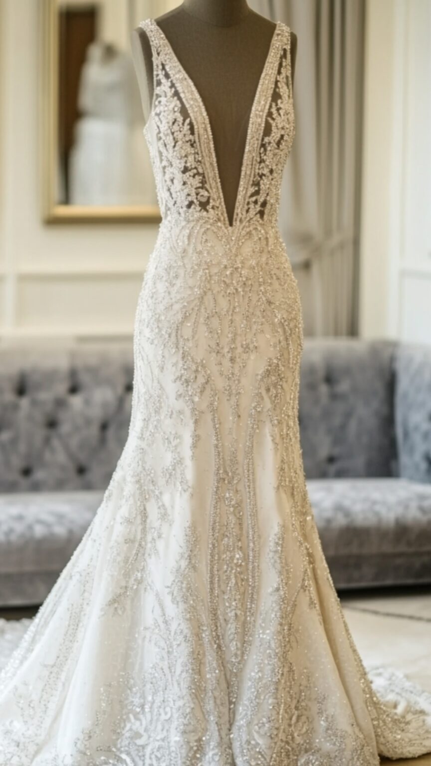 Stunning Beaded Wedding Dress Ideas: Sparkle Style Tips Yeah Weddings