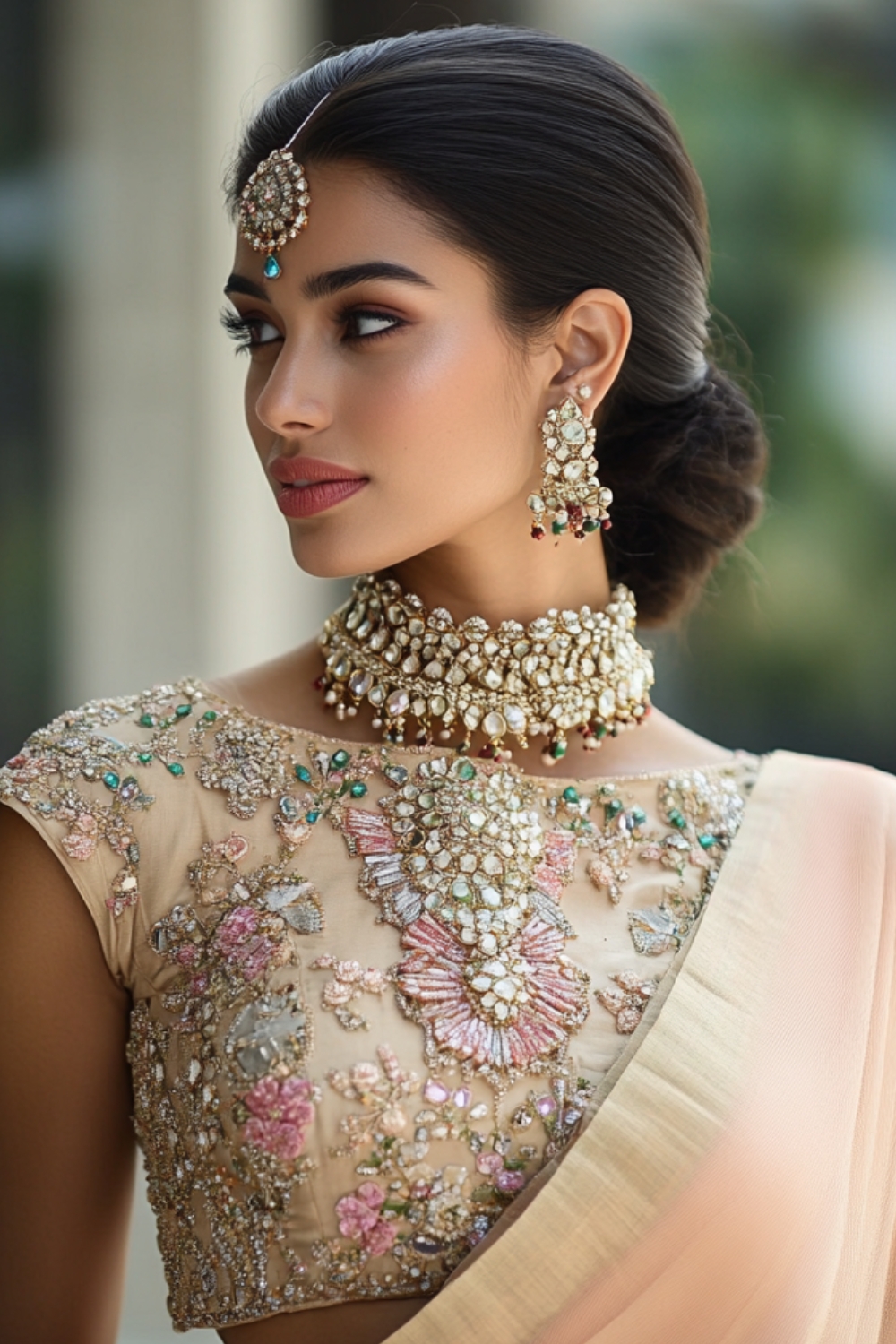 Designer Heavy Bridal Wedding Blouse main image 1
