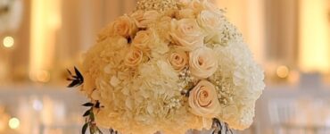 A beautifully decorated wedding reception setup with elegant and affordable décor, proving that stylish wedding tables can be achieved on a budget.