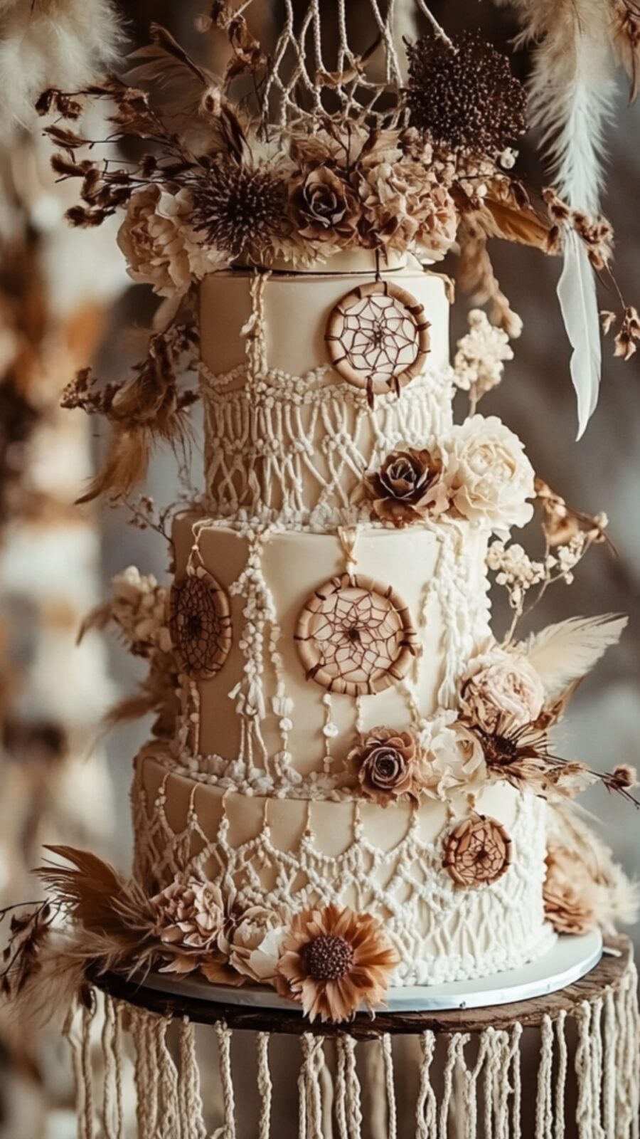 10 Boho Wedding Cake Ideas You’ll Love – Trendy & Stunning - Yeah Weddings