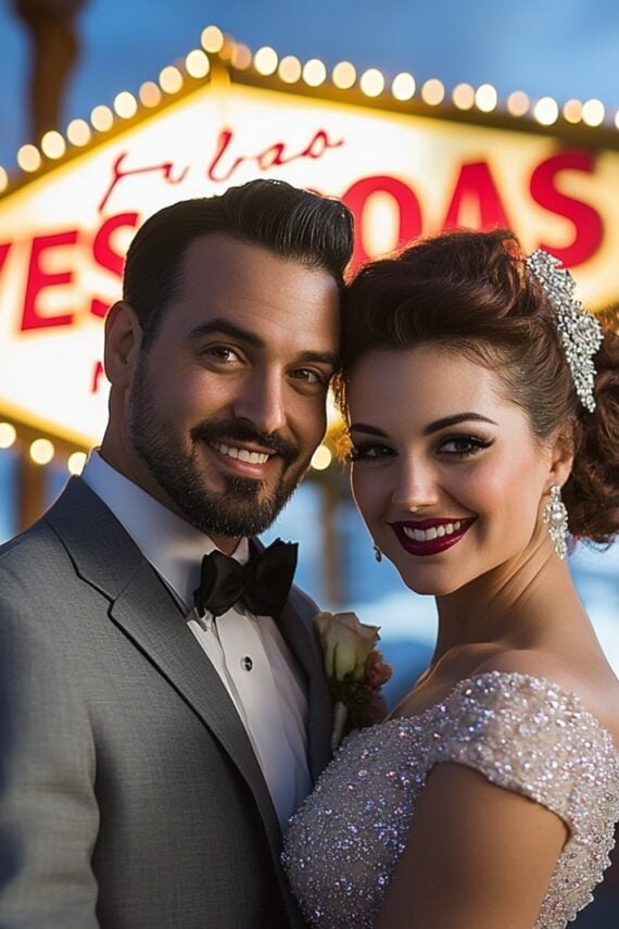 Retro Vegas Wedding Ideas for a Glamorous Vintage Vibe - Yeah Weddings